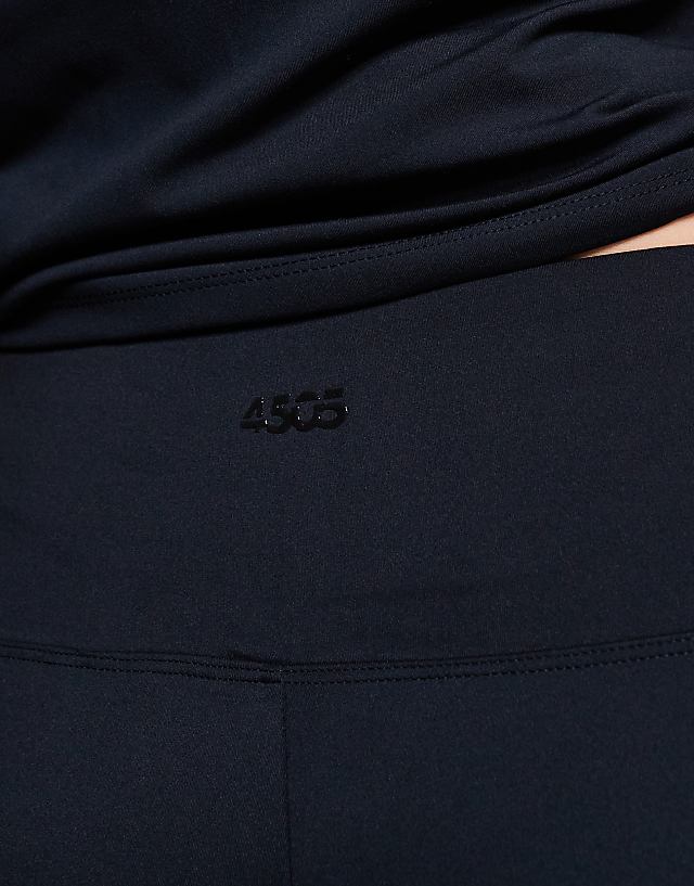 4505 Curve Icon Soft Touch High Waist Wide Leg Dance Pant In Black