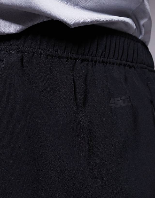 4505 Icon 3 Inch Quick Dry Running Shorts With Back Phone Pocket In Black
