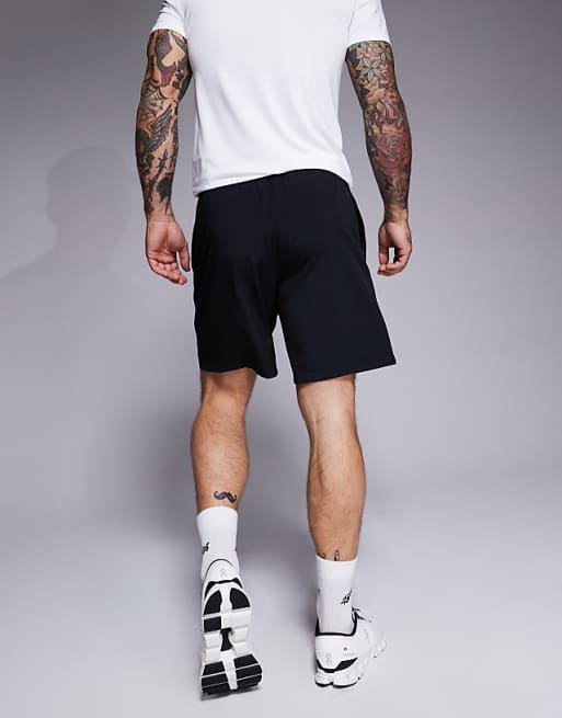 4505 Icon 7 Inch Quick Dry Training Shorts With Zip Pockets In Black