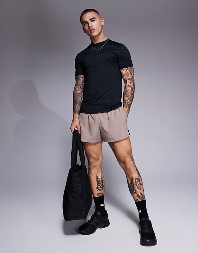 4505 Icon Muscle Fit Training T-shirt With Quick Dry In Black