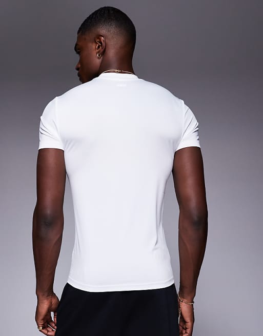 4505 Icon Muscle Fit Training T-shirt With Quick Dry In White
