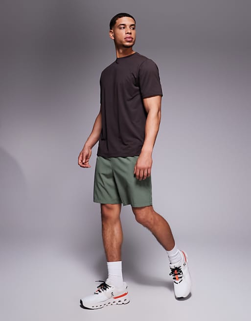 4505 Icon Quick Dry Mesh Training T-shirt In Coffee