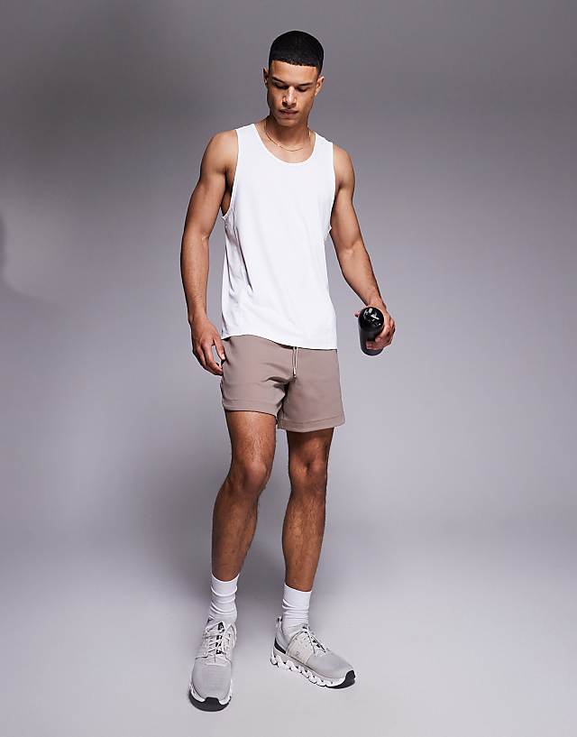 4505 Icon Training Vest With Racer Back In White