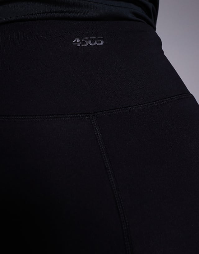 4505 Maternity Icon Soft Touch High Waist Slim Kick Yoga Legging In Black