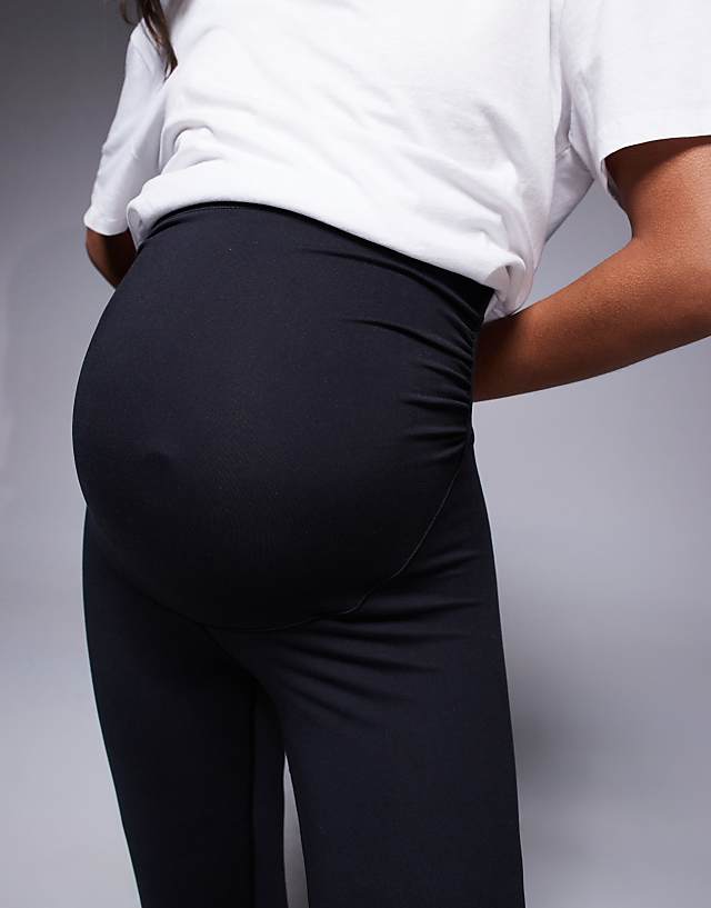 4505 Maternity Icon Soft Touch High Waist Yoga Legging In Black