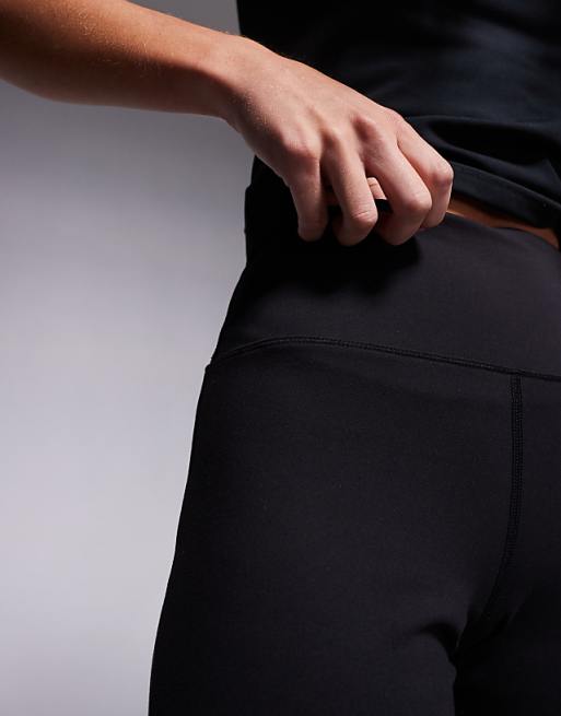 4505 Petite Icon Soft Touch High Waist Wide Leg Dance Pant In Black