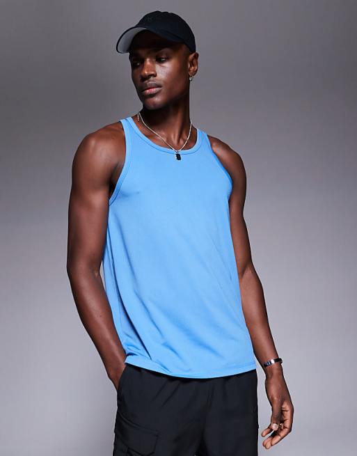 4505 quick dry mesh running vest in bright blue