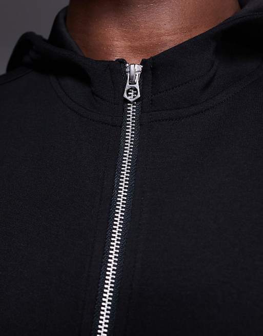 4505 Quick Dry Performance Jersey Training Hoodie In Black