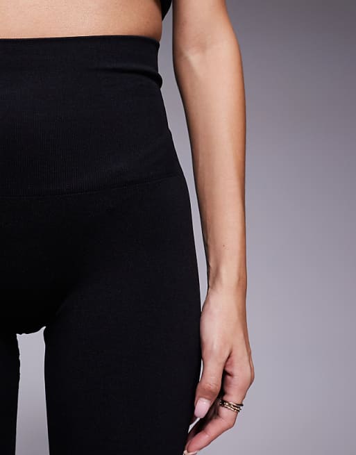 4505 Seamless Deep High Waist Gym Legging In Black