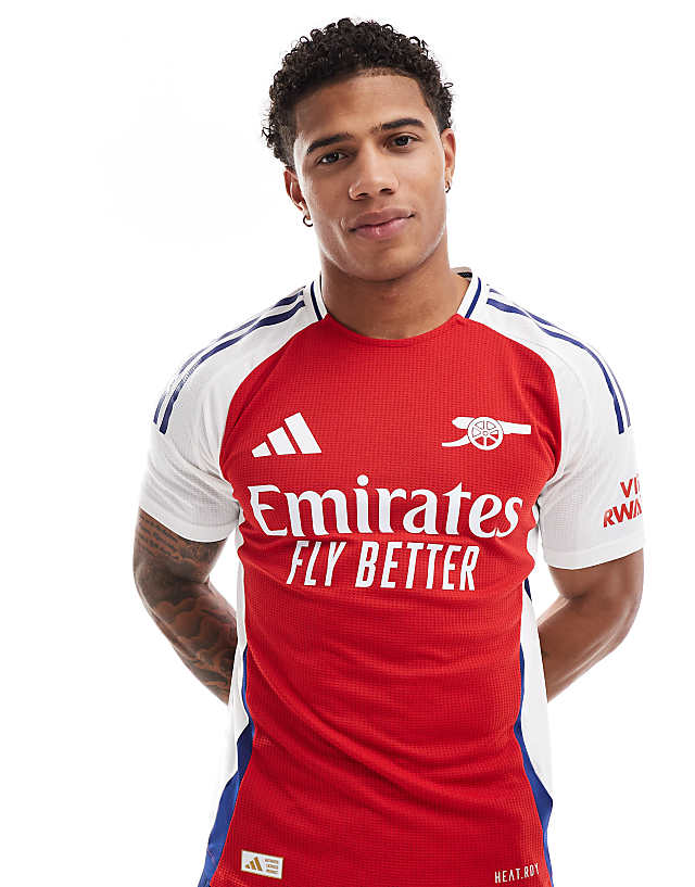 Adidas Football Arsenal 24/25 Home Authentic Jersey In Red