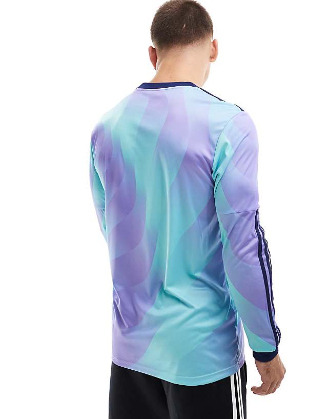 Adidas Football Arsenal 24/25 Long Sleeve Third Jersey In Blue