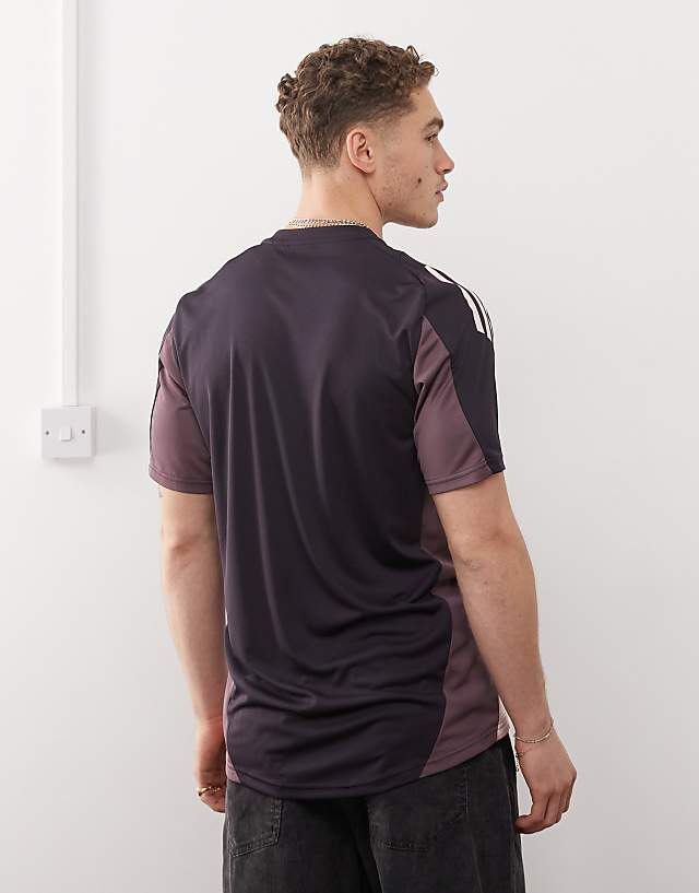 Adidas Football Arsenal Training T-shirt In Dark Purple