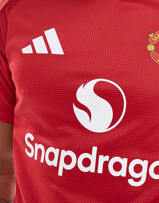 Adidas Football Manchester United 24/25 Home Authentic Jersey In Red