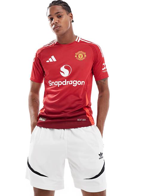 adidas Football Manchester United 24/25 home authentic jersey in red