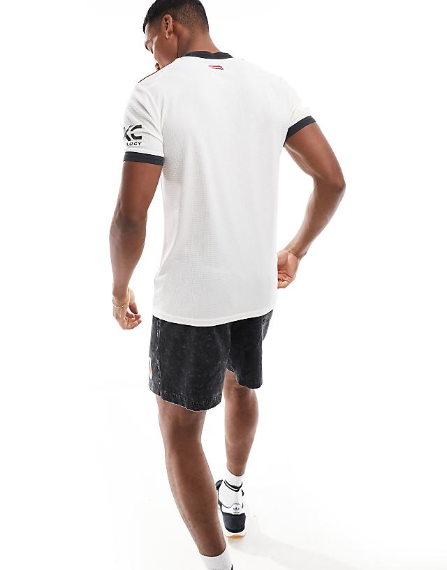 Adidas Football Manchester United 24/25 Third Authentic Jersey In White