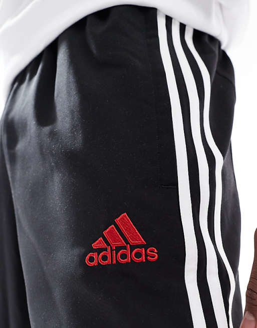 Adidas Football Manchester United Urban Purist Trackpants In Black