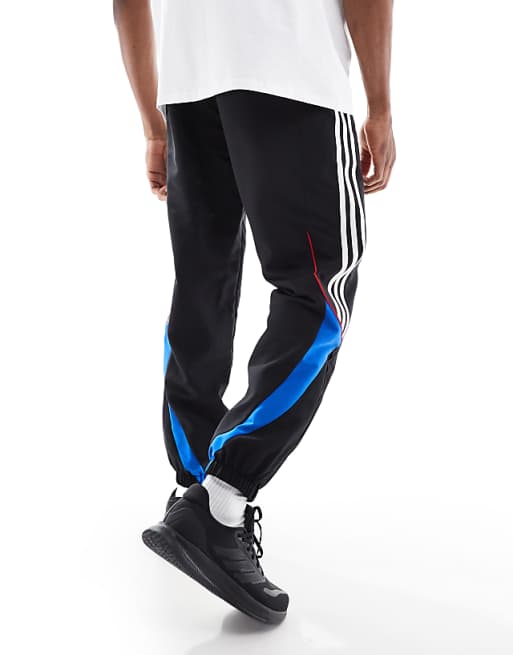 Adidas Football Manchester United Urban Purist Trackpants In Black