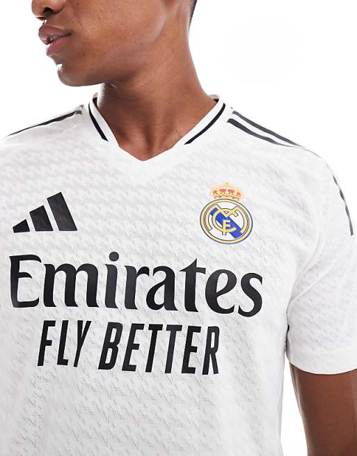 Adidas Football Real Madrid 24/25 Home Authentic Jersey In White