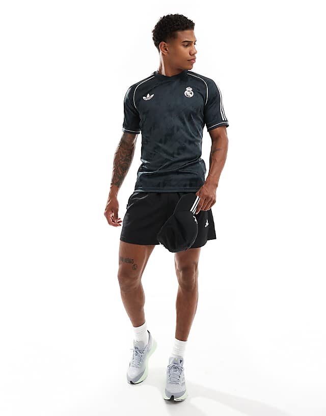 Adidas Football Real Madrid LFSTLR Jersey In Grey