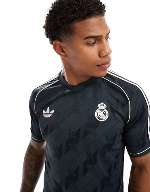 Adidas Football Real Madrid LFSTLR Jersey In Grey