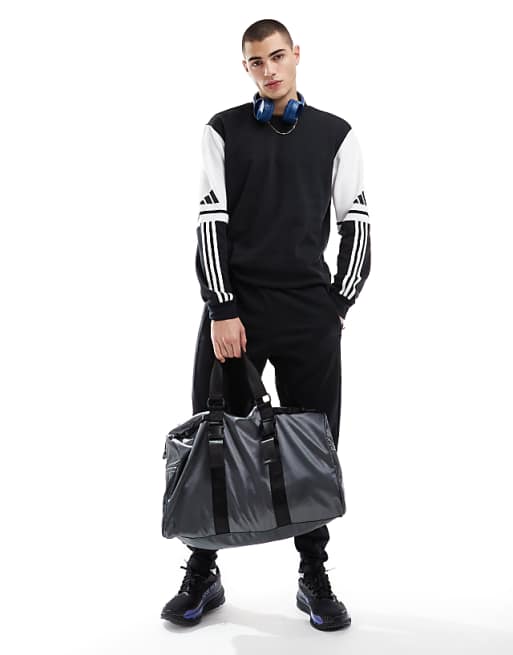 Adidas Football Squadra25 Sweatshirt In Black And White