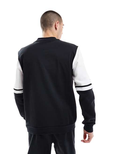 Adidas Football Squadra25 Sweatshirt In Black And White