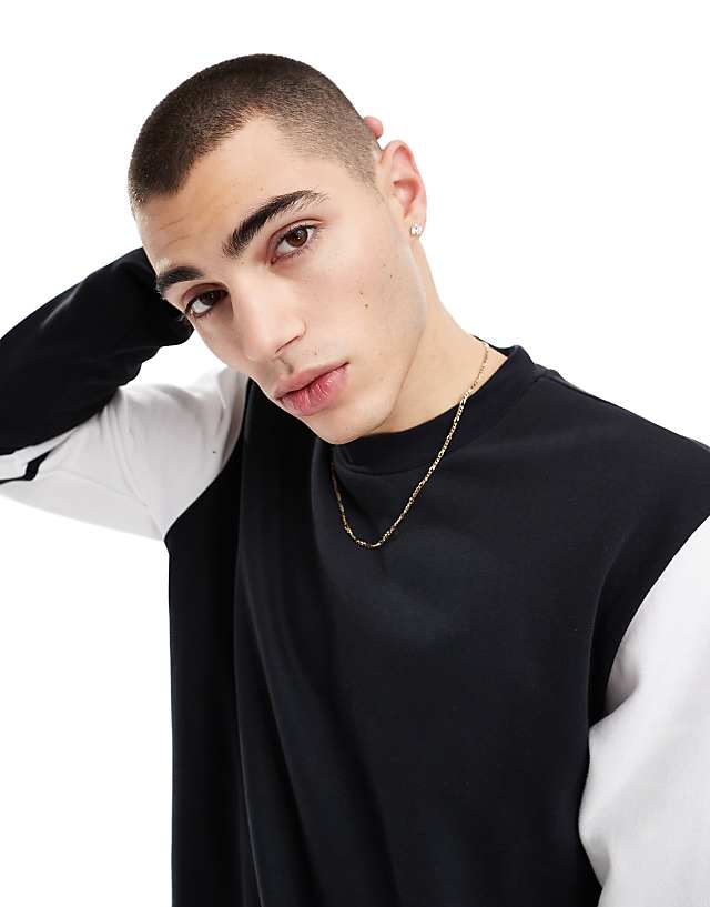Adidas Football Squadra25 Sweatshirt In Black And White