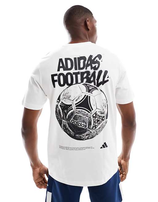 adidas Football tango history graphic tee in white
