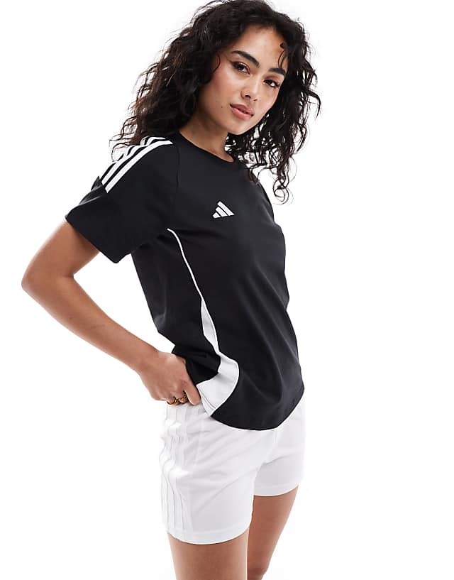 Adidas Football Tiro 24 Sweat T-shirt In Black