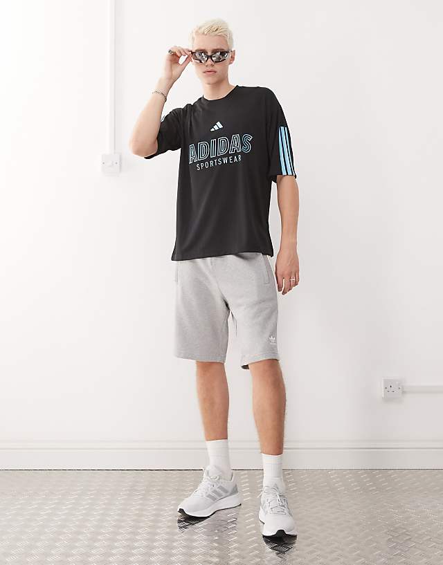 Adidas Football Tiro Jersey T-shirt In Black And Blue