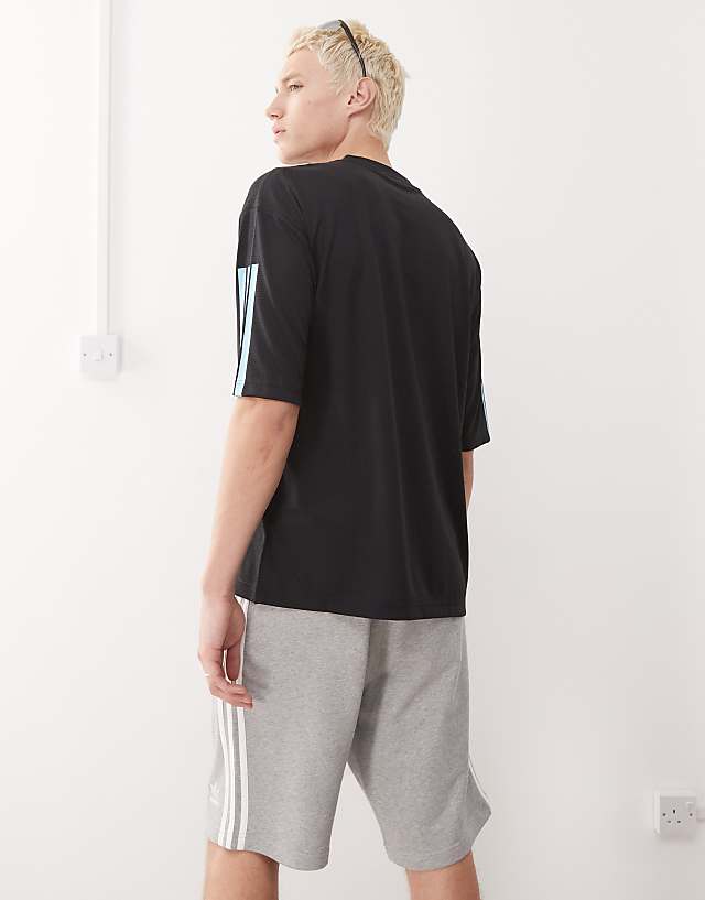 Adidas Football Tiro Jersey T-shirt In Black And Blue