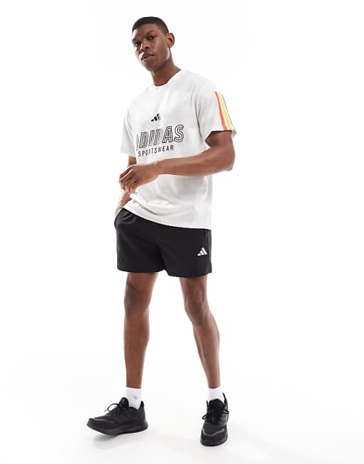 Adidas Football Tiro Jersey T-shirt In White And Red