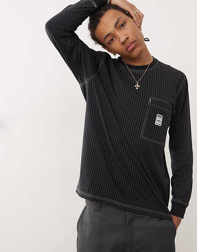 adidas Originals Wabash long-sleeve t-shirt in black