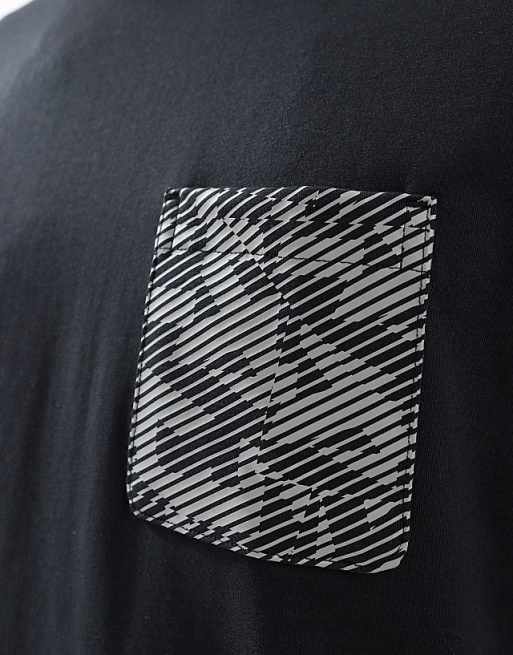 Adidas Outdoor Terrex T-shirt With Patch Pocket In Black