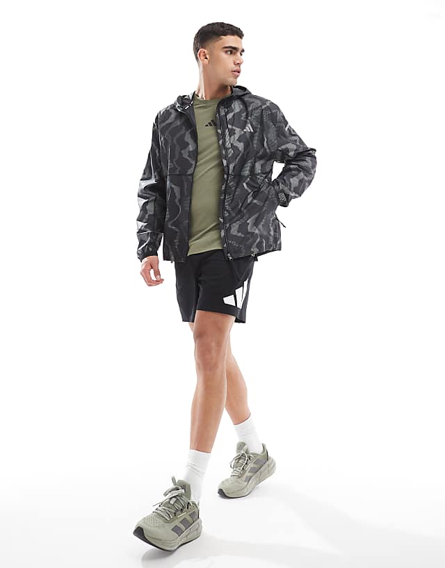Adidas Performance Ultimate Wind Rdy Jacket In Black