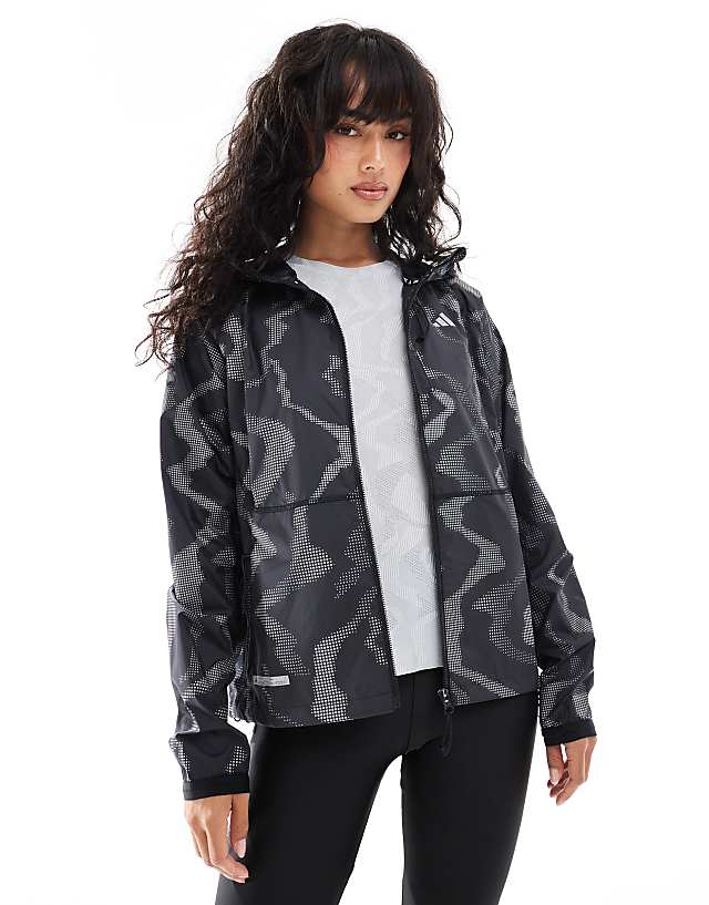 adidas Performance ultimate wind rdy jacket in multi