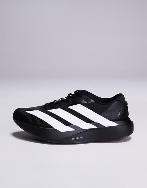 Adidas Running Adizero Evo SL Trainers In Black And White