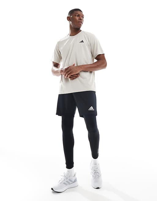 Adidas Training Tech Fit Base Leggings In Black