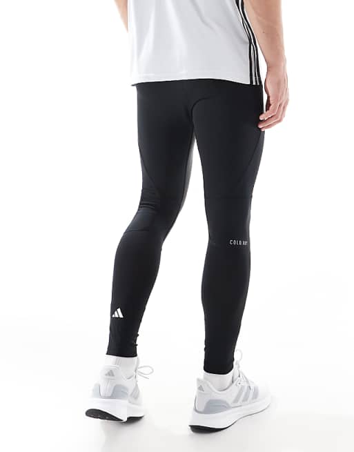 Adidas Training Tech-fit Cold Ready Leggings In Black