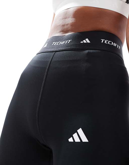 Adidas Training Tech Fit Sculpt Shorts In Black