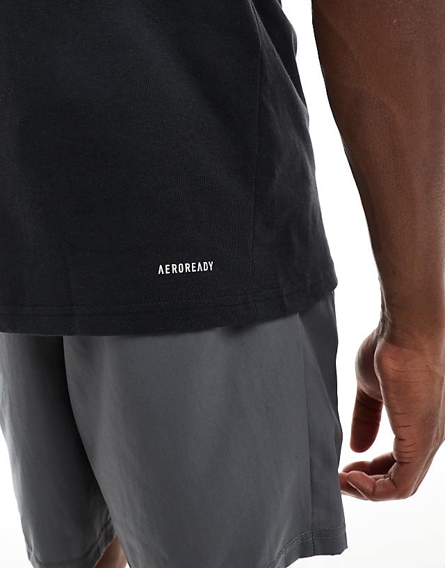 Adidas Training Train Essentials T-shirt In Black