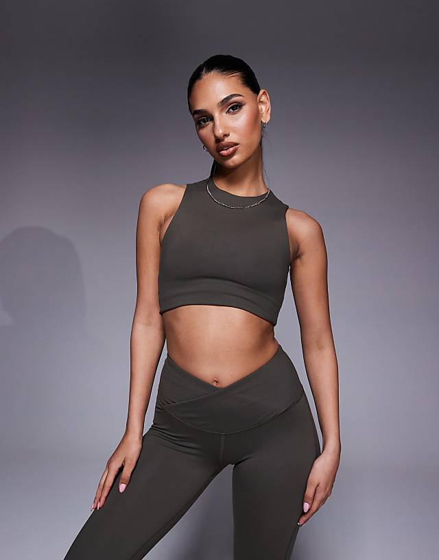 4505 Soft Touch Co-ord In Dark Olive