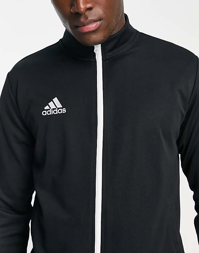Adidas Football Entrada Zip Up In Black
