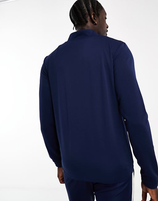 Adidas Football Zip Jacket In Navy