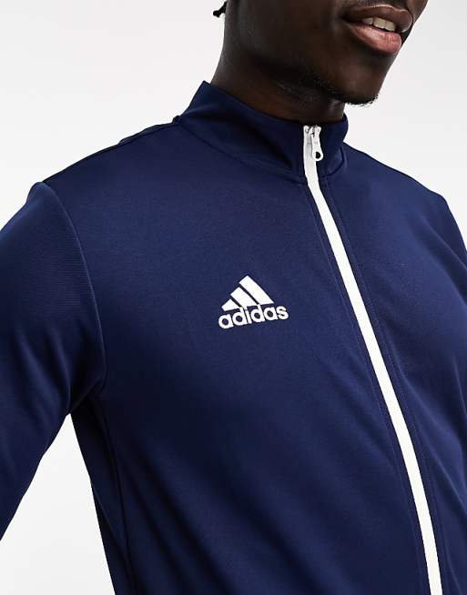 Adidas Football Zip Jacket In Navy