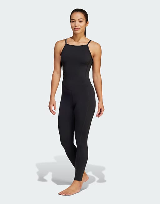 Adidas Performance Yoga Bodysuit In Black