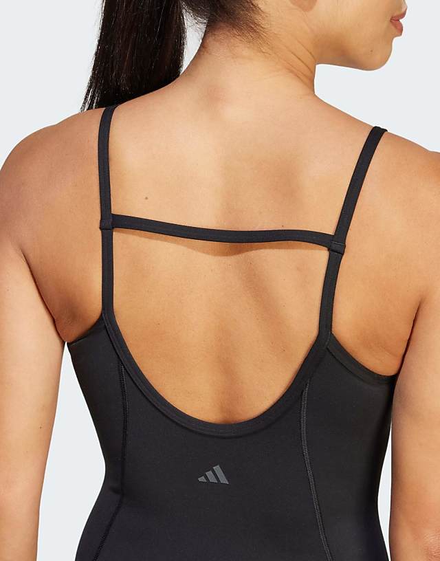 Adidas Performance Yoga Bodysuit In Black