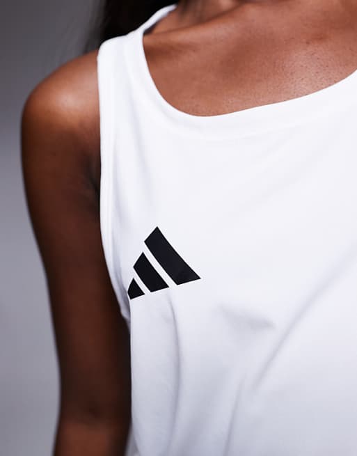Adidas Running Adizero Vest In White