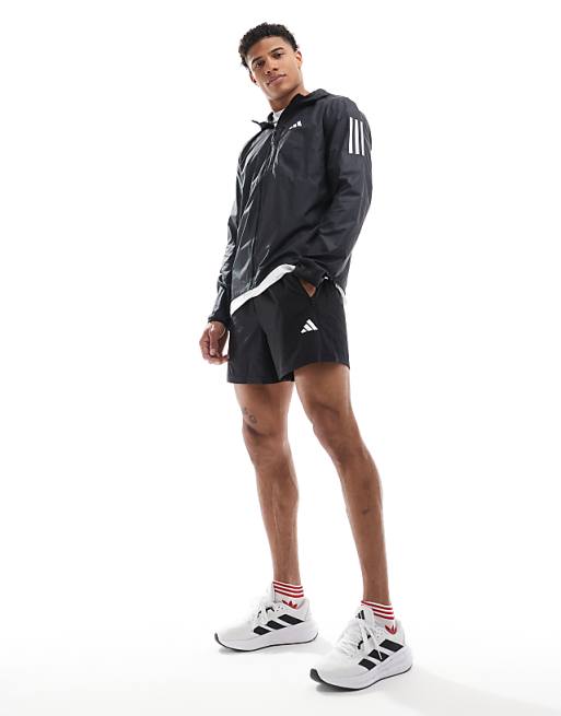 Adidas Running Own The Run Jacket In Black