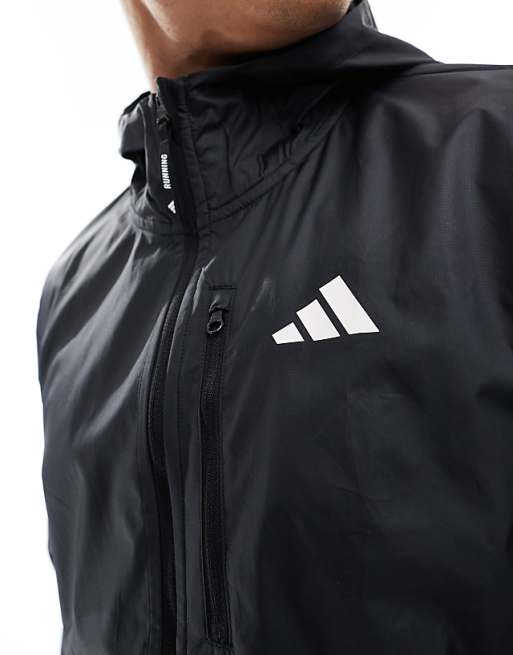 Adidas Running Own The Run Jacket In Black